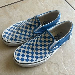 Classic Royal checkered Vans